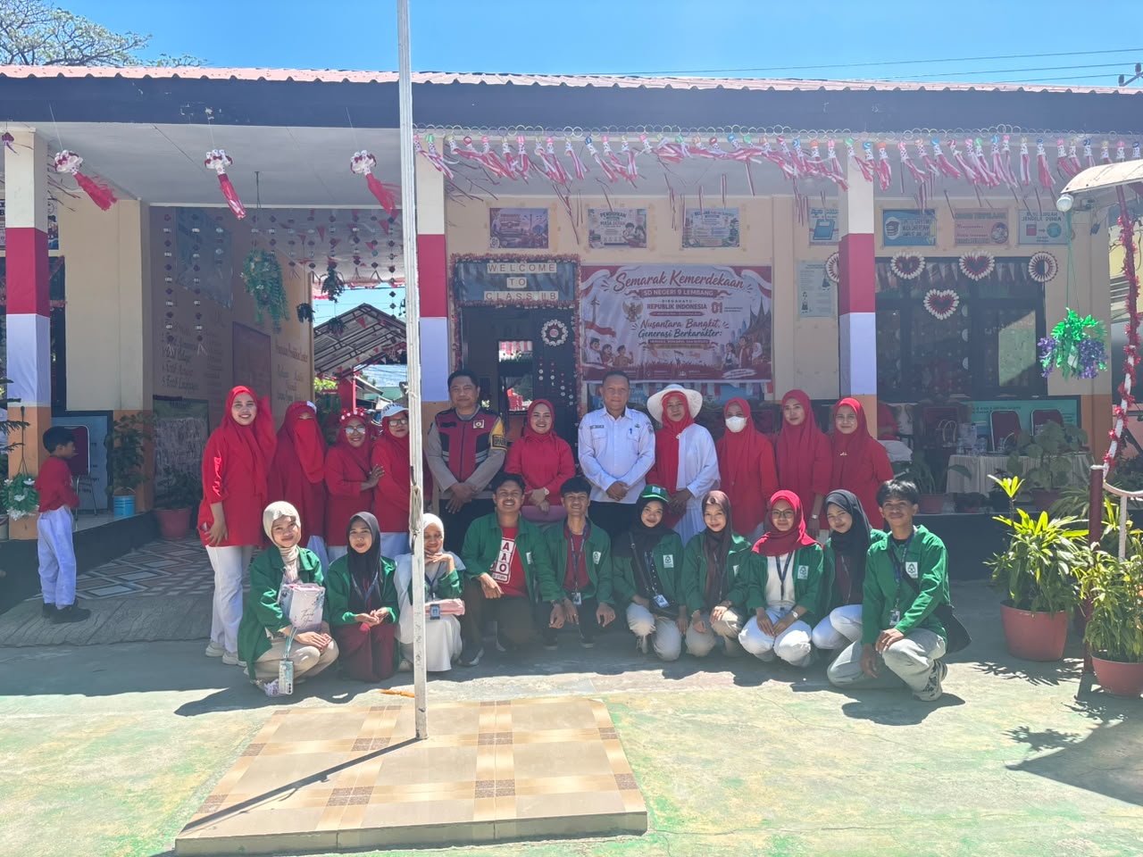 Semangat Kemerdekaan SDN 9 Lembang Meriahkan HUT RI ke-81 — Terima Kasih atas Undangannya, Ibu Kepsek Herlina, S.Pd.